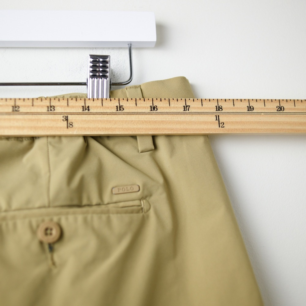 Polo Ralph Lauren Chino Pants Mens 36x32 Measures 34x31 Khaki Stretch Golf - Picture 8 of 12